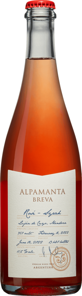 750 ml flaska Alpamanta rosévin