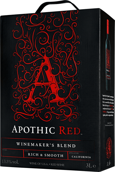 3000 ml box Apothic Red rött vin