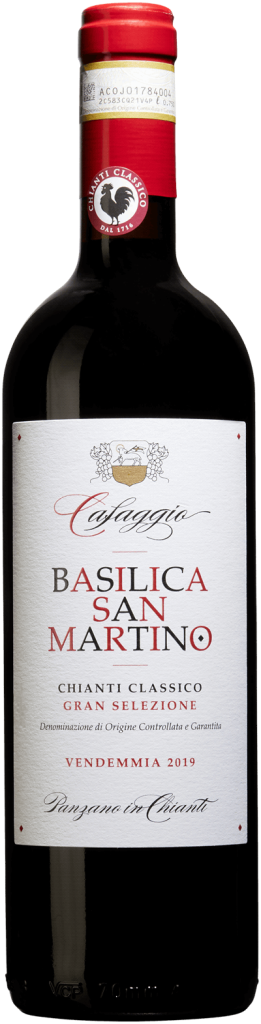 750 ml flaska Cafaggio Basilica San Martino rött vin