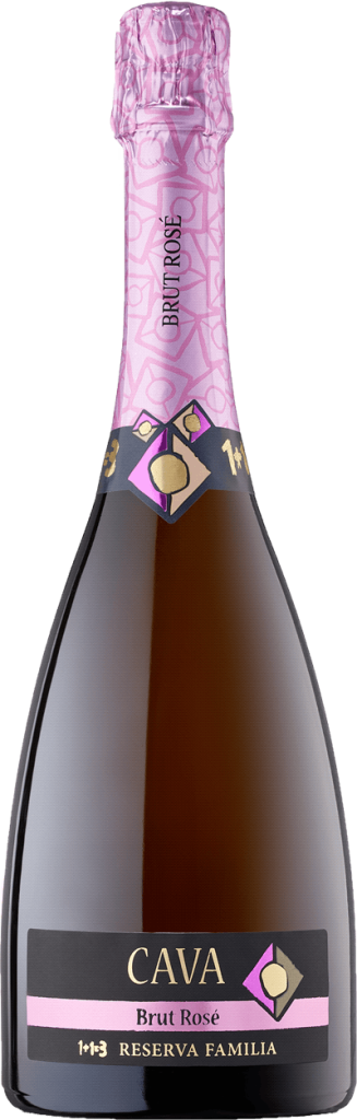 750 ml flaska Cava Pinot Noir Rosé Organic mousserande vin