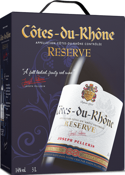 3000 ml box Côtes-du-Rhône rött vin
