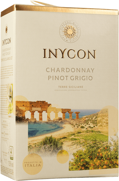 3000 ml box Inycon vitt vin