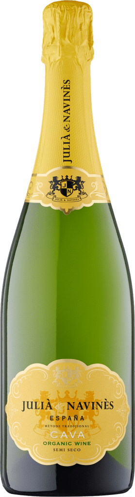 750 ml flaska Julià & Navinès Cava Organic mousserande vin