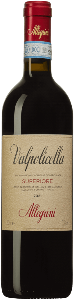750 ml flaska Allegrini Valpolicella Superiore rött vin