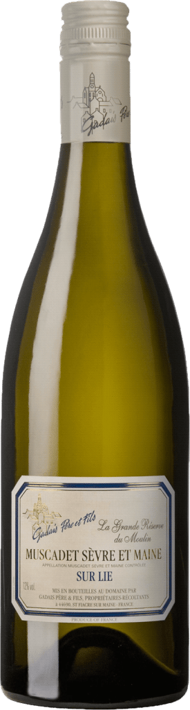 750 ml flaska Muscadet Sèvre et Maine sur lie vitt vin