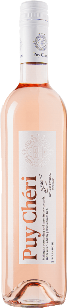 750 ml flaska Puy Chéri Syrah Rosé rosévin