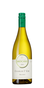 750 ml flaska Chablis Premier Cru Beauroy J M Brocard vitt vin