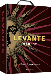 3000 ml box Levante Merlot rött vin