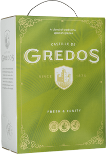 3000 ml box Castillo de Gredos White wine vitt vin