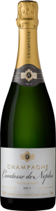 750 ml flaska Champagne Comtesse de Neples Brut mousserande vin