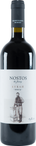 750 ml flaska Nostos Syrah rött vin