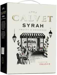 3000 ml box Chez Calvet Syrah, 2023 rött vin