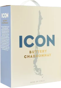 3000 ml box Icon Buttery Chardonnay, 2024 vitt vin