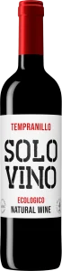 750 ml flaska Solo Vino Tempranillo Organic, 2023 rött vin